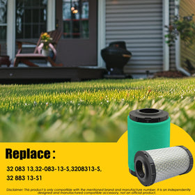 Nerans four-pack air filters and pre-filters provide complete replacement for easy maintenance.