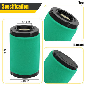 Nerans foam pre-filter 22-083-04-S adds extra filtration for longer filter life.