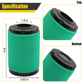 Nerans pre-filter 3208314 close-up demonstrates layered protection for dirt and debris.