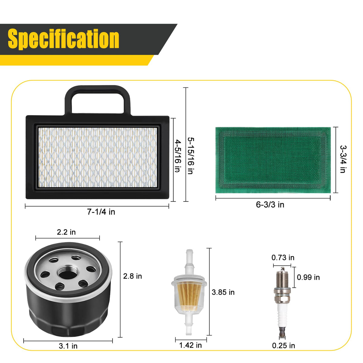 Nerans pre-filter for Briggs & Stratton extends air filter life and reduces dust