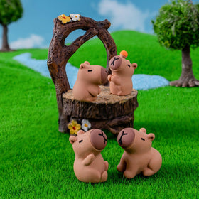 Nerfcareani capybara-micro-figures collection supports creative storytelling.