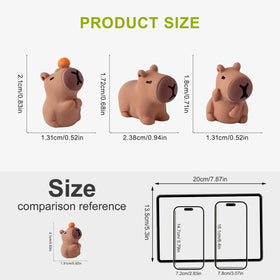 Nerfcareani capybara-zen-garden-figures create peaceful accents in small garden setups.