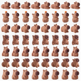 Nerfcareani mini capybara figurines for detailed diorama scenes and engaging tabletop displays.