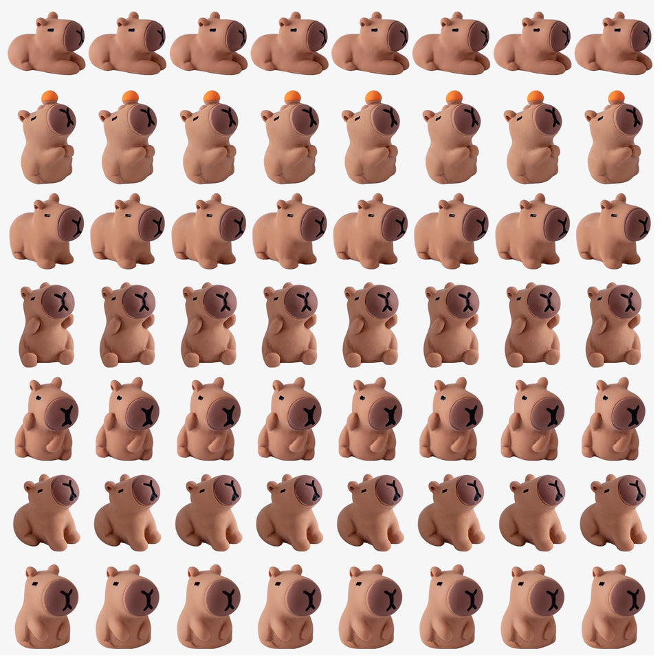 Nerfcareani mini capybara figurines for detailed diorama scenes and engaging tabletop displays.