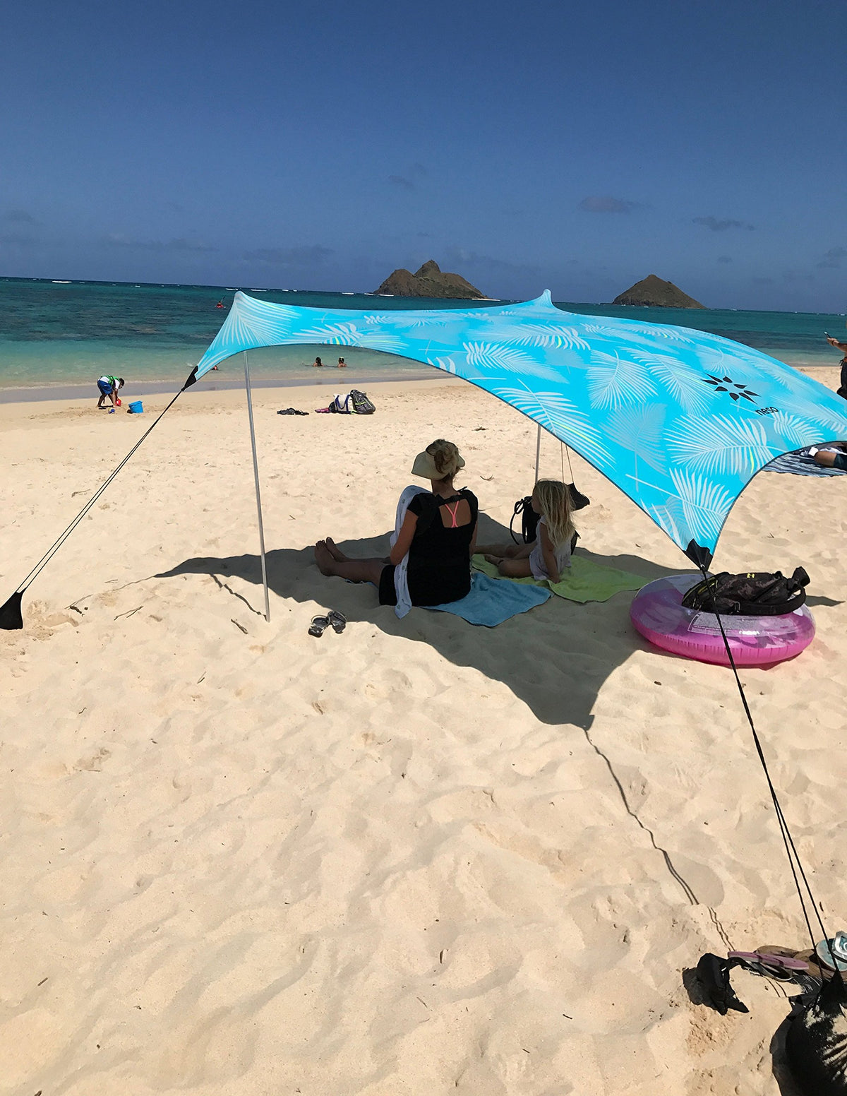 Neso Aqua Fronds color brightens shoreside days