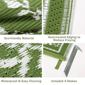 nesrt quick-dry and easy-clean rug ideal for picnics and beach trips