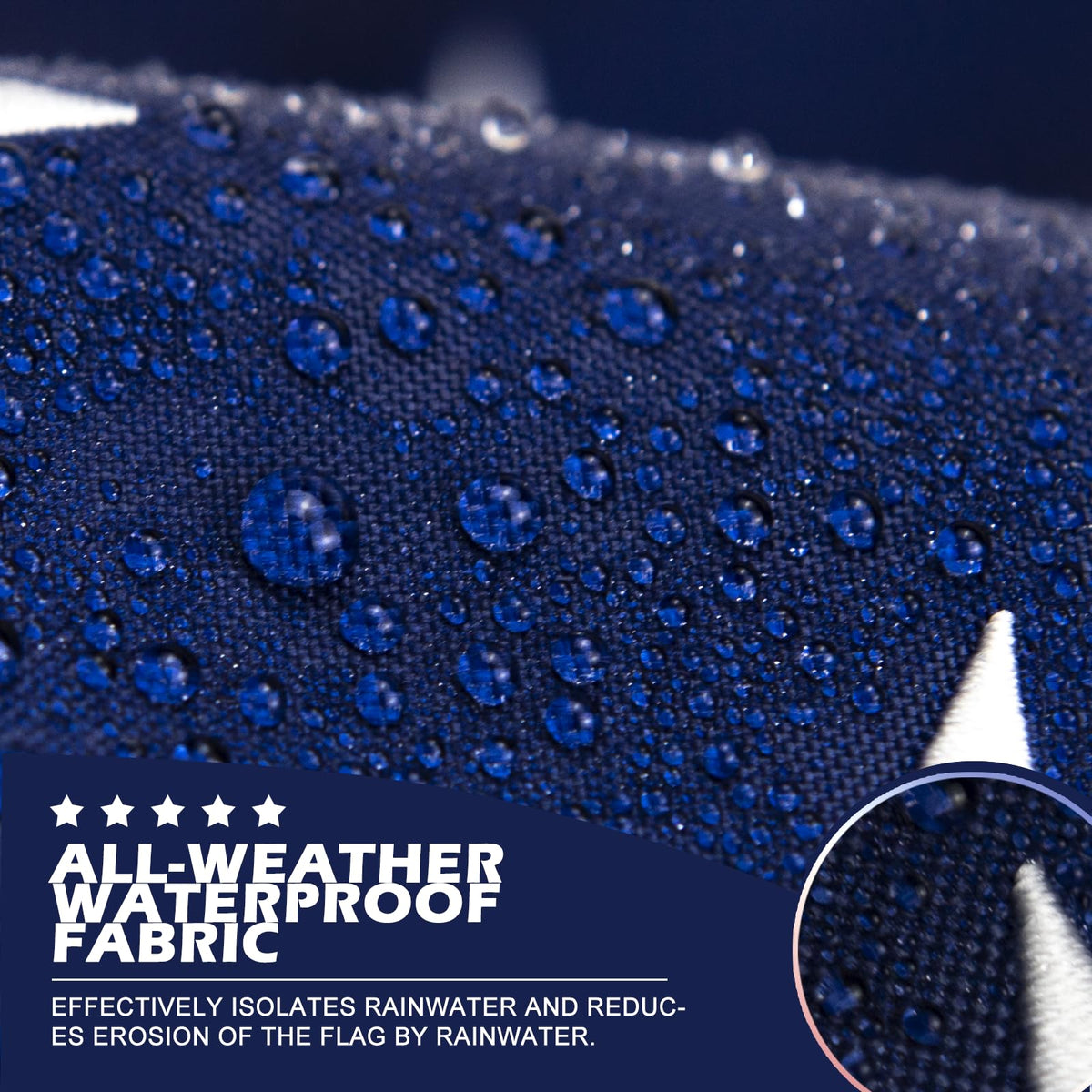 NESSDOVE UV-protected heavyweight nylon material for weather resistance
