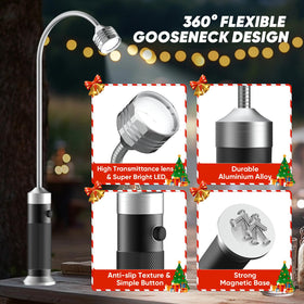 NESSTU grill light IP65 waterproof design withstands rain or shine
