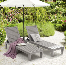 Nestl set of two suitable for patio, beach, or poolside lounging.
