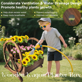 NestNature indoor-outdoor planter on patio for versatile placement.