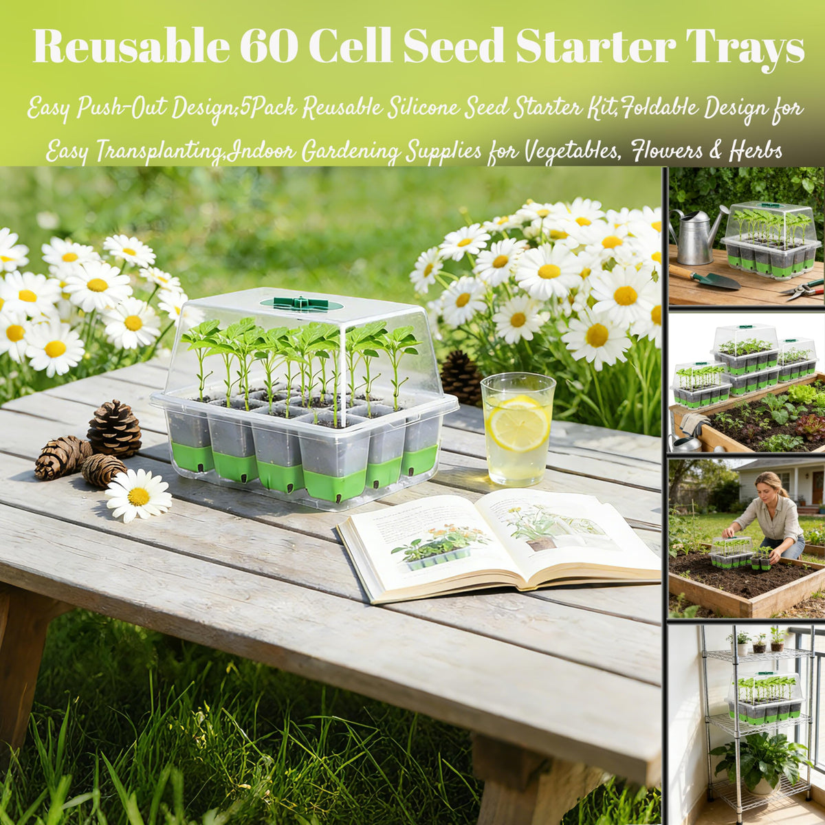 NestNature Patio.Garden.Home ideal-for-herbs-vegetables-flowers suitable for indoor or greenhouse use