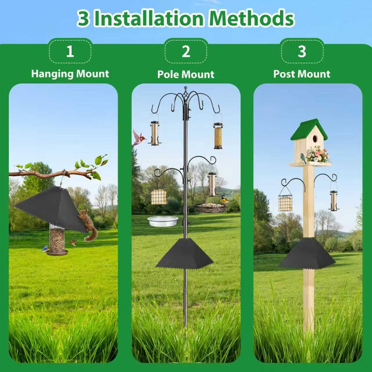 NestShld baffle positioned at ideal height to reduce intrusion