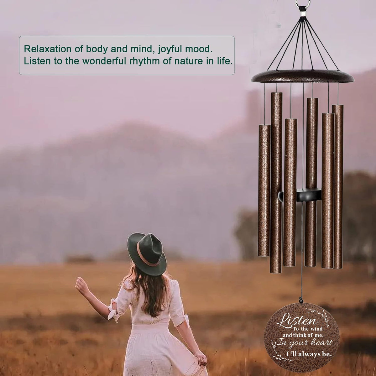 NETAEX memorial chimes offer a comforting ambience with gentle winds and subtle tones.