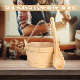 NetLea sauna accessories kit image presenting a gift-ready option