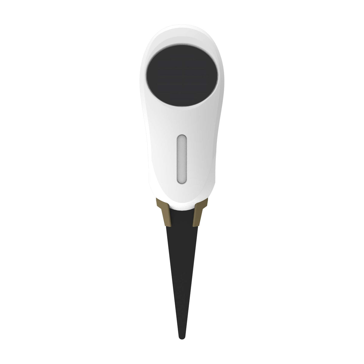 Netro Whisperer 2nd Gen sensor in soil with precise moisture data.