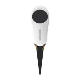 Netro Whisperer 2nd Gen sensor in soil with precise moisture data.