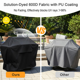 NettyPro grill cover vent design reduces interior condensation