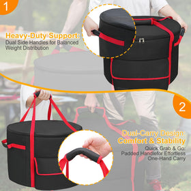 NettyPro carry bag anti-crash-foam layer cushions impact during transit.