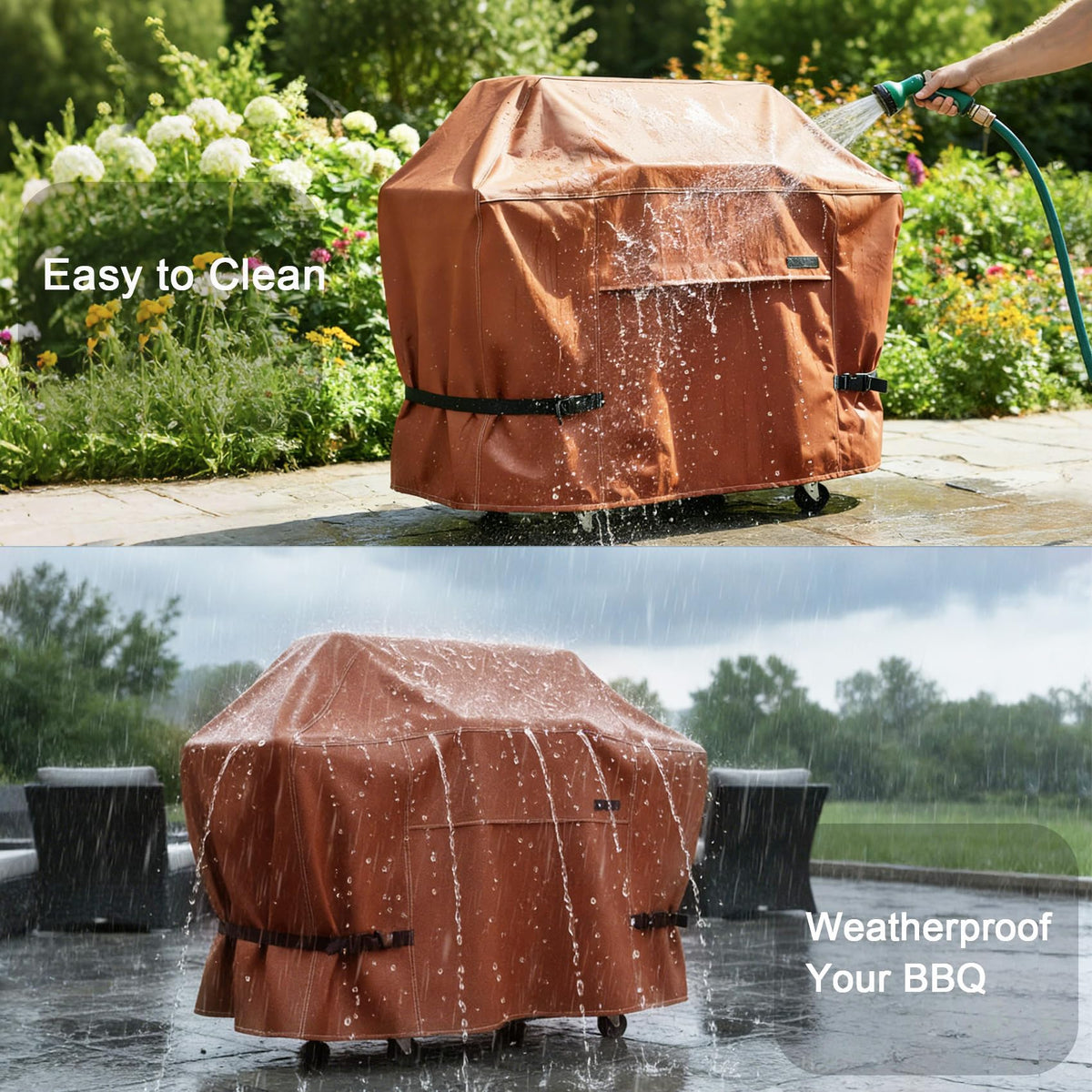 NettyPro waterproof seams close-up highlights sealed edges for rain protection