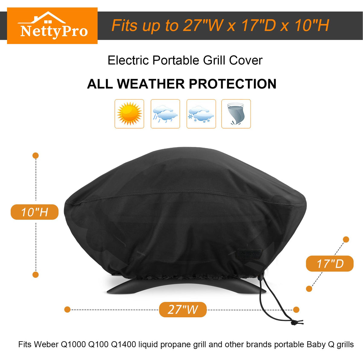 NettyPro easy-clean design; hose-off cleanup after outdoor use