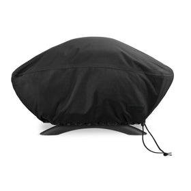 NettyPro grill cover front view protects Q Series from sun and rain