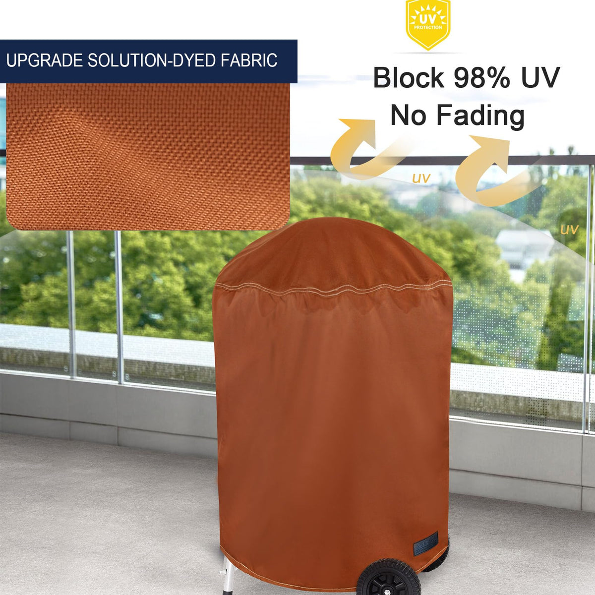 NettyPro cover uses seam tape to resist water entry and stains