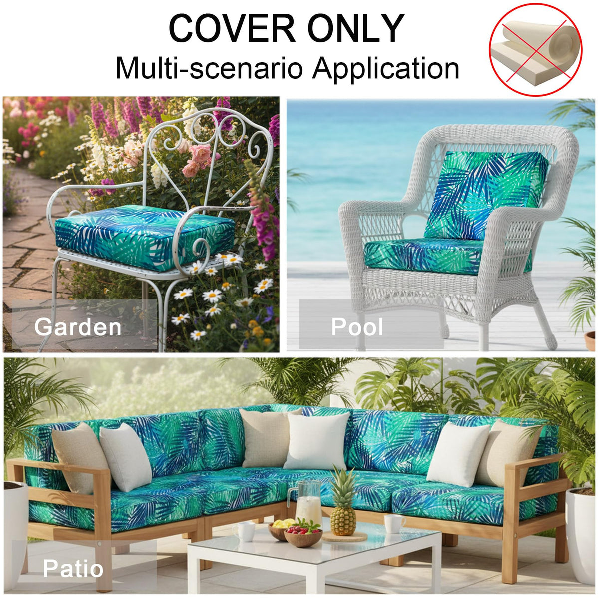 NettyPro fits most deep seat cushions and chair backs