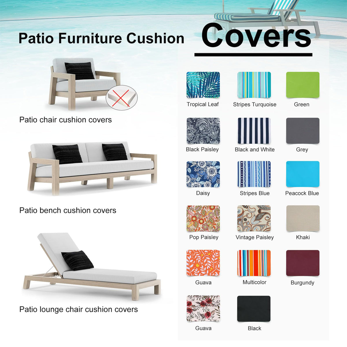 NettyPro budget-friendly upgrade for outdoor furniture cushions