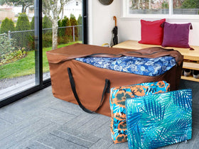 NettyPro bag keeps porch furniture tidy during off-season storage.