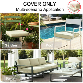 NettyPro khaki cover blends with outdoor furniture