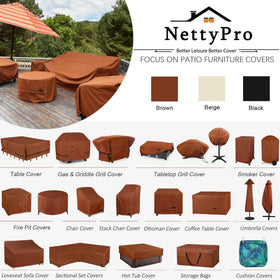NettyPro PVC-coated seams provide extra protection against rainwater.