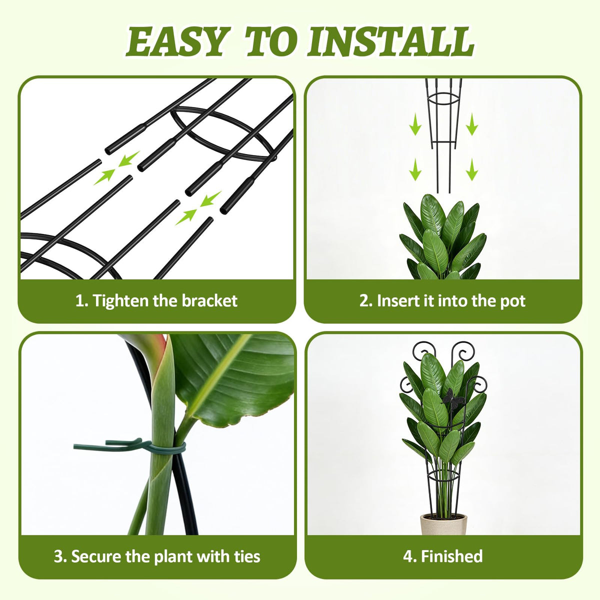 Netuaoo cable ties included for quick and secure installation.