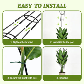 Netuaoo cable ties included for quick and secure installation.