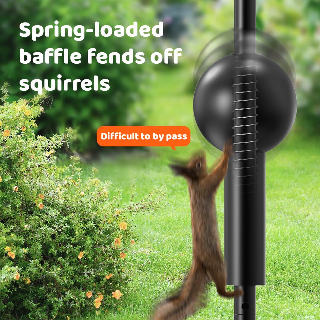 Close-up of NETVUE rustproof oil-coated pole ready for outdoor use