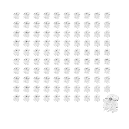 NEVTORAU clear orchid clips pack blends with plants for invisible support and tidy displays.