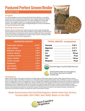 New Country Organics farm setting shot illustrates pasture-based feeding in action.