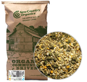 New Country Organics Goat Feed 40lb bag ready for daily use across all goat stages.
