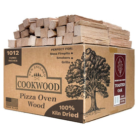 New England Cookwood toasted oak 5inch wood bundle for steady heat in grills.