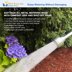NEW ENGLAND GARDEN TOOLS versatile outdoor tool for gardens, cars, and pets