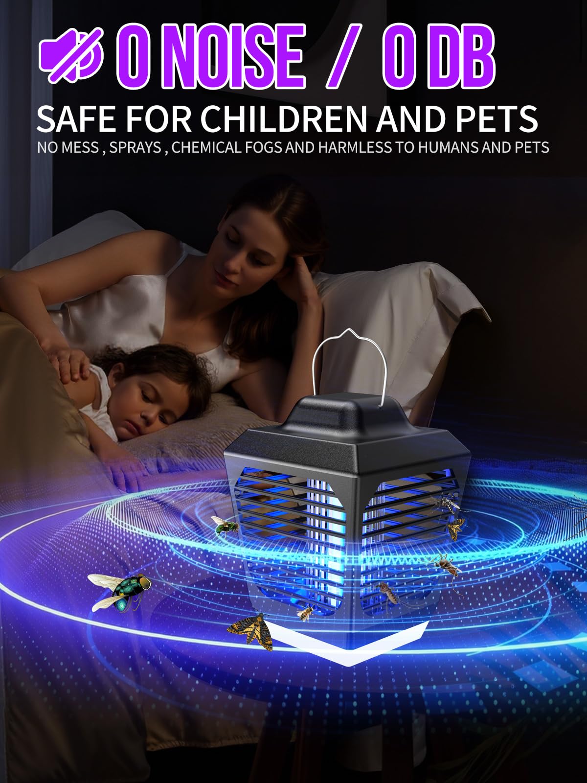 New Fi Bug Zapper weatherproof casing designed for year-round outdoor use.