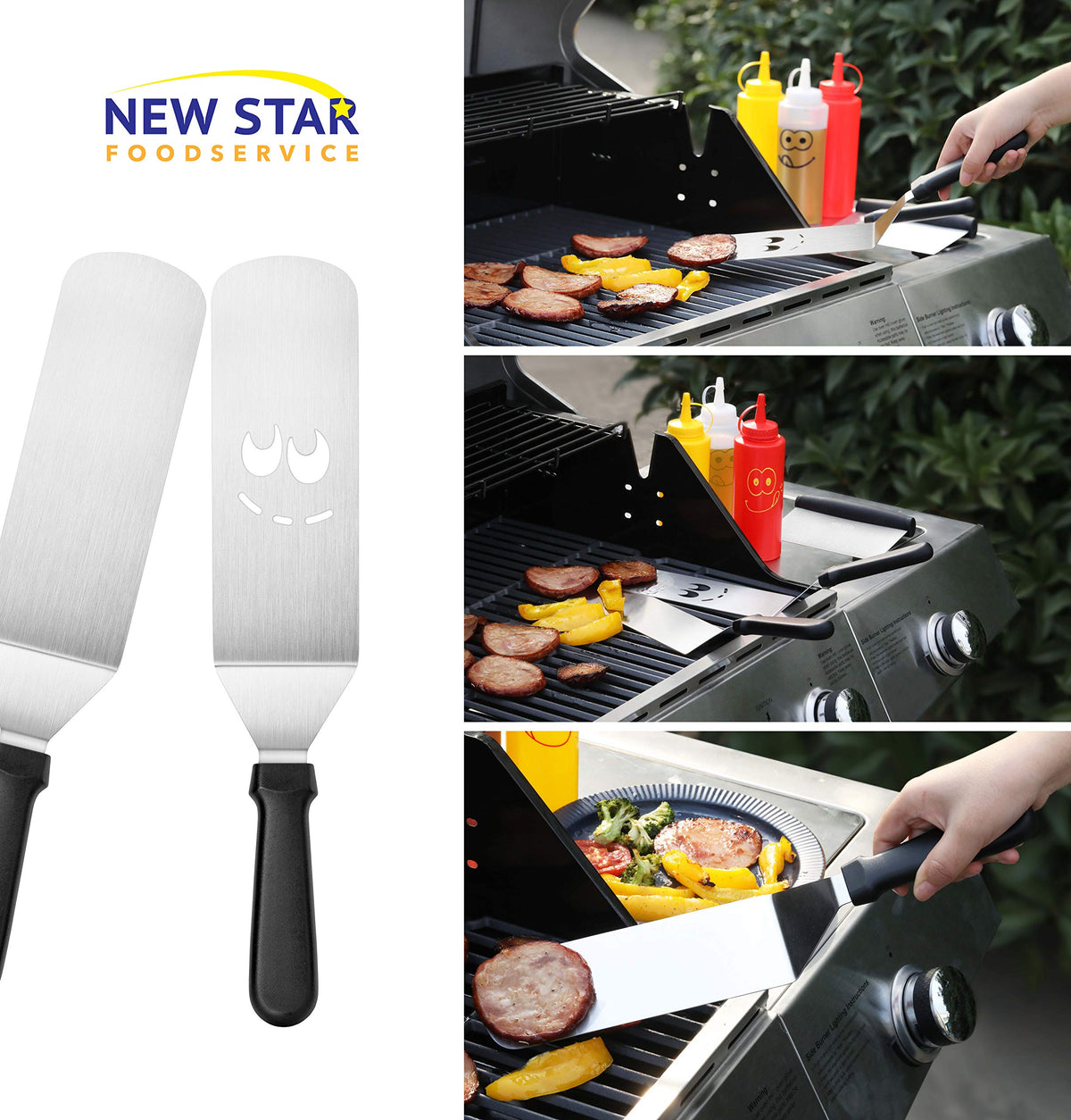 New Star Foodservice 1029161 heat-resistant handle for comfortable control