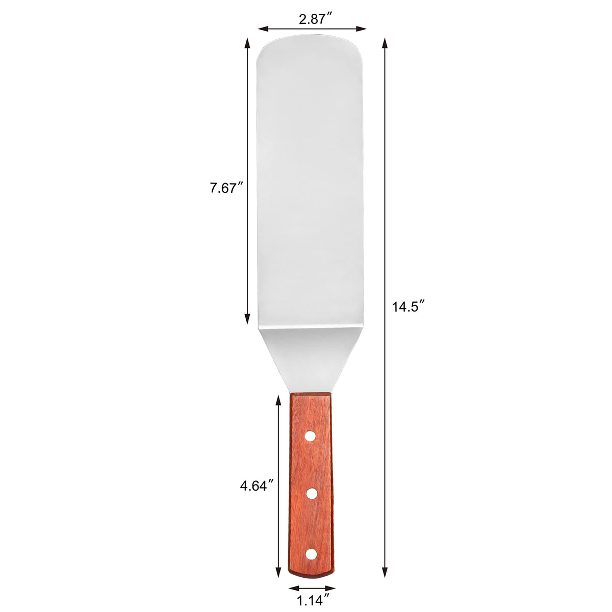 New Star Foodservice 36336 stainless steel blade for reliable flips