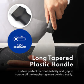New Star Foodservice 38323 stainless-steel blade provides durable scraping performance