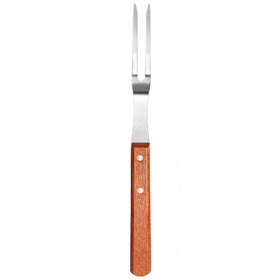 New Star Foodservice BBQ fork long handle improves safety and reach.