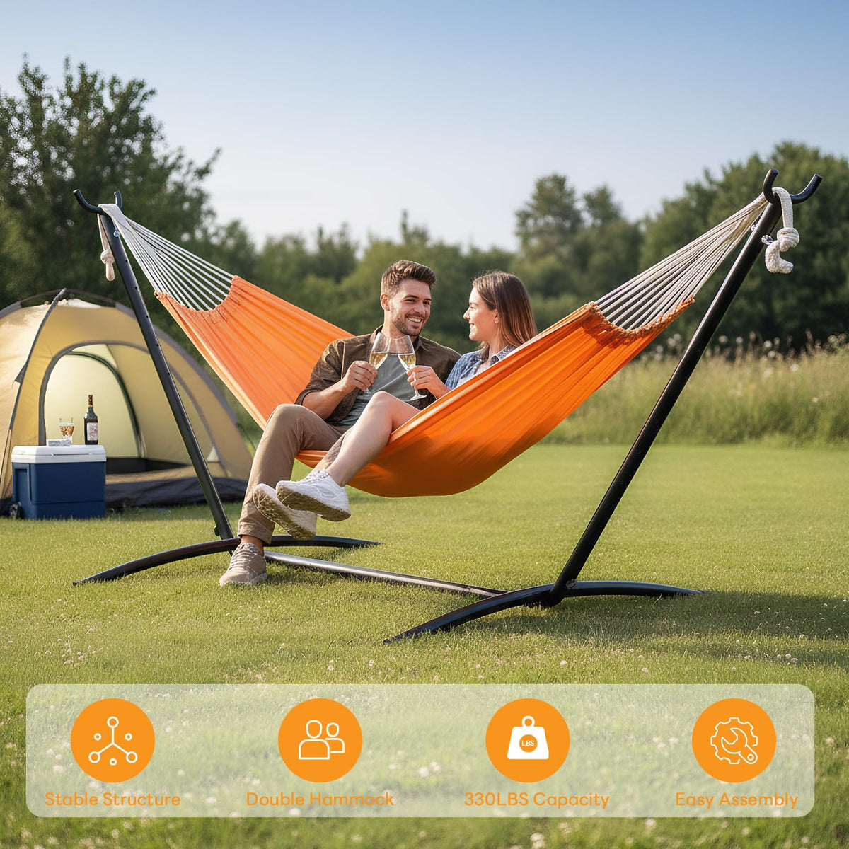 NEWBULIG hammock stand carrying case enables easy transport