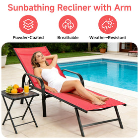NEWBULIG 350 lb capacity ensures sturdy seating on any deck