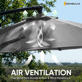 NEWBULIG suitable for garden, pool, deck, and backyard spaces