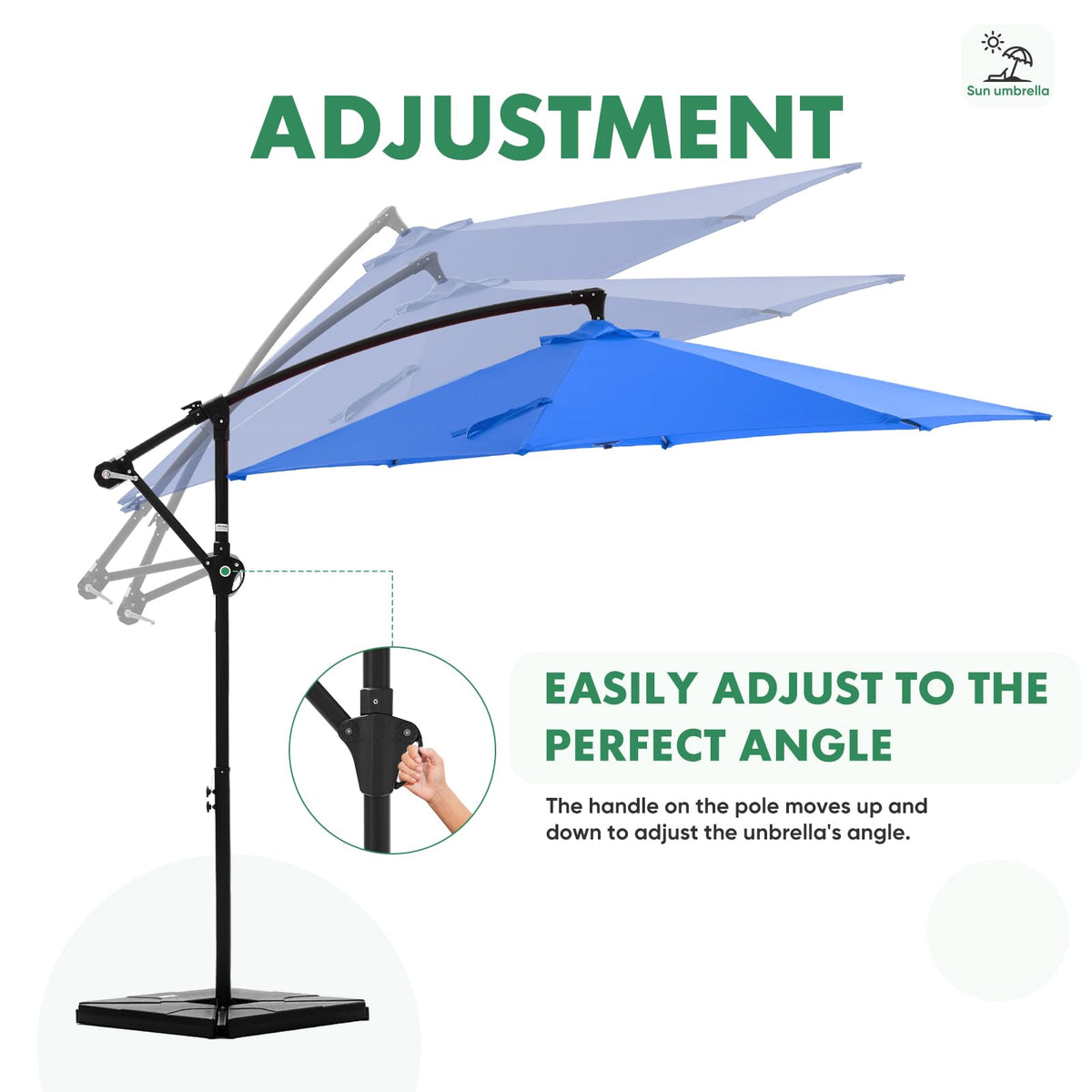 NEWBULIG rust-proof iron frame for durable outdoor use