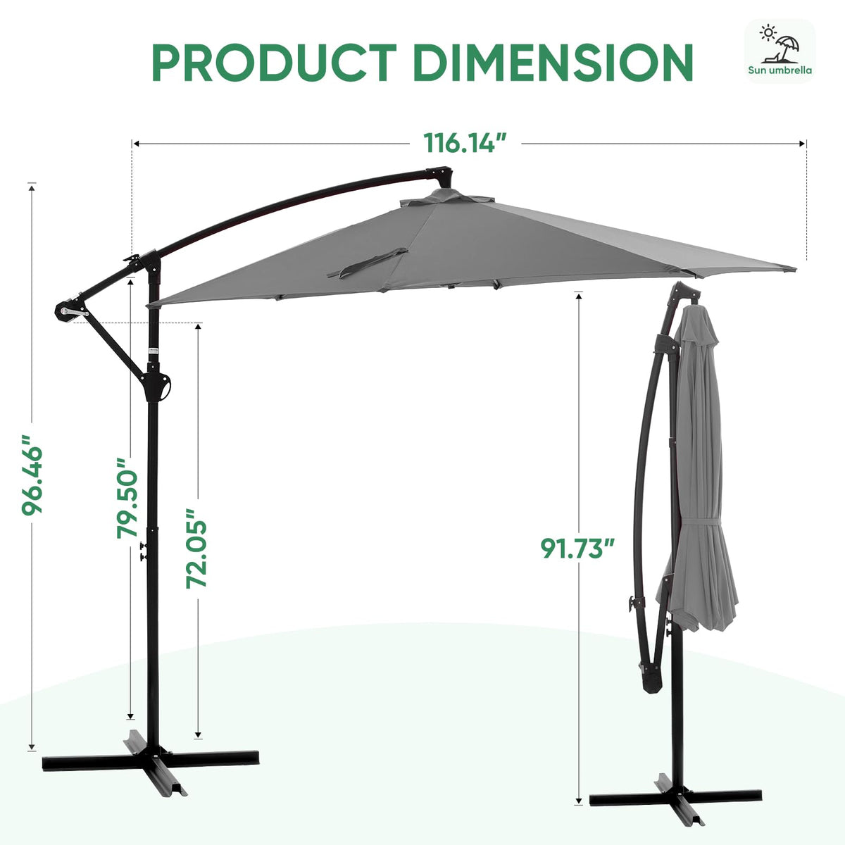 NEWBULIG top vent design aids airflow for steadier shade