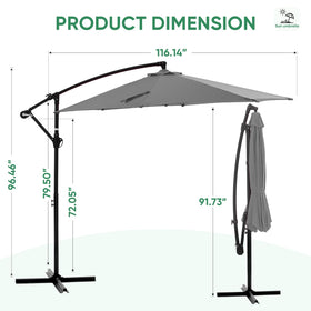NEWBULIG top vent design aids airflow for steadier shade